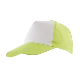 5 segmentowa czapka, SHINY, zielony