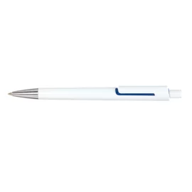 Długopis Miami, biały/niebieski